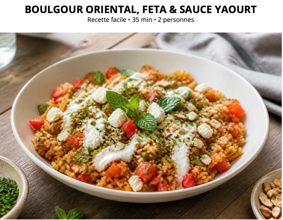 Boulgour Oriental, Chèvre & Yaourt Grec